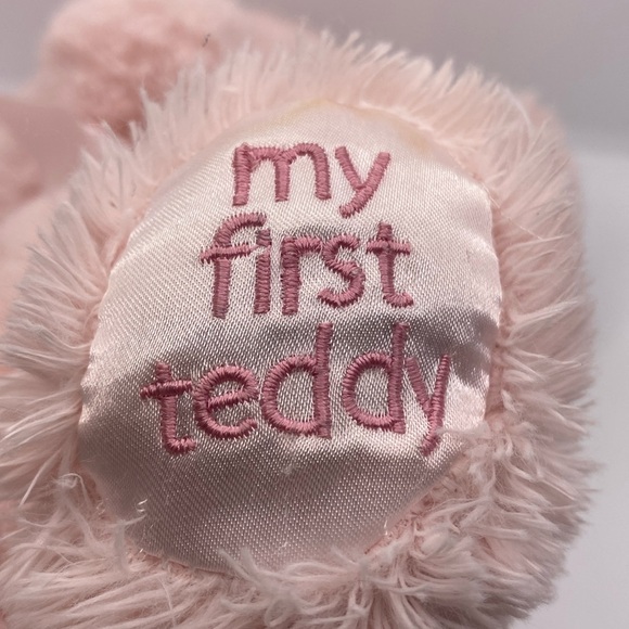 Baby Gund My First Teddy Bear Pink Plush Stuffed Animal Toy Ribbon Bow 1… - Picture 3 of 7